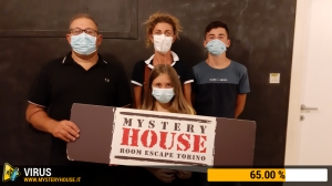 escape room mystery house torino Virus 404