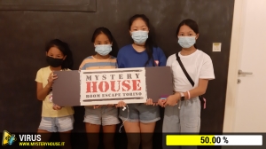 escape room mystery house torino Virus 404