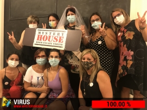 escape room mystery house torino Virus 404