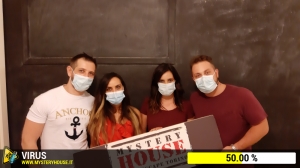 escape room mystery house torino Virus 404