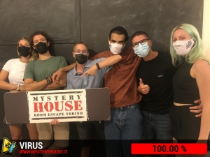escape room mystery house torino Virus 404