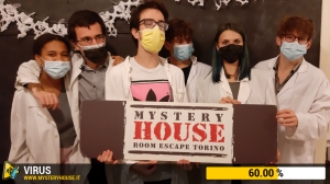 escape room mystery house torino Virus 404
