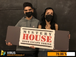 escape room mystery house torino Virus 404