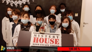 escape room mystery house torino Virus 404