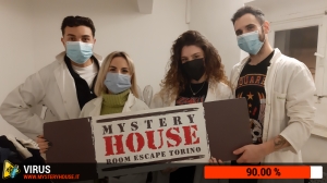 escape room mystery house torino Virus 404