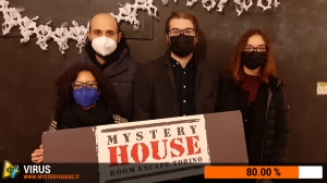 escape room mystery house torino Virus 404