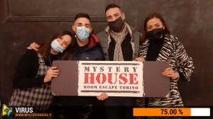 escape room mystery house torino Virus 404