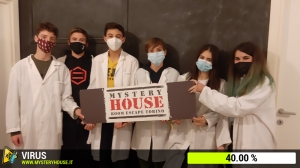 escape room mystery house torino Virus 404