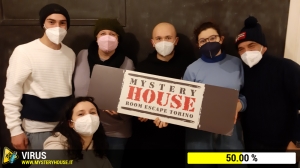 escape room mystery house torino Virus 404