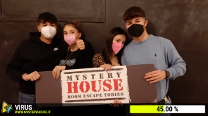 escape room mystery house torino Virus 404