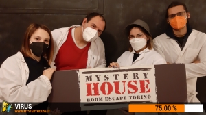 escape room mystery house torino Virus 404