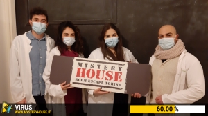 escape room mystery house torino Virus 404