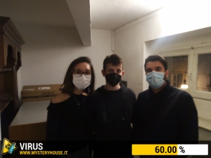 escape room mystery house torino Virus 404