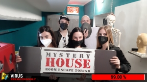 escape room mystery house torino Virus 404