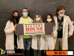 escape room mystery house torino Virus 404