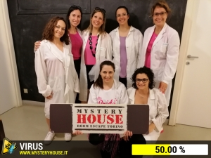 escape room mystery house torino Virus 404