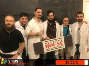 escape room mystery house torino Virus 404
