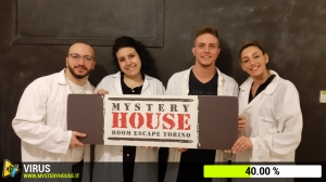 escape room mystery house torino Virus 404