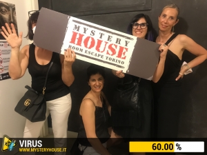 escape room mystery house torino Virus 404