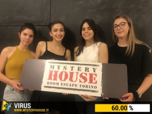 escape room mystery house torino Virus 404