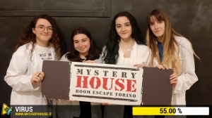 escape room mystery house torino Virus 404