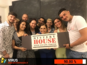 escape room mystery house torino Virus 404