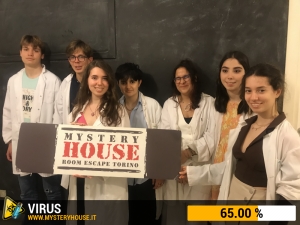 escape room mystery house torino Virus 404
