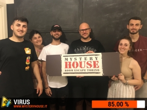 escape room mystery house torino Virus 404