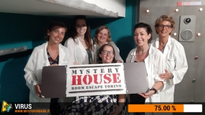 escape room mystery house torino Virus 404