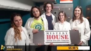 escape room mystery house torino Virus 404