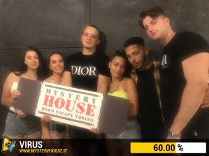 escape room mystery house torino Virus 404