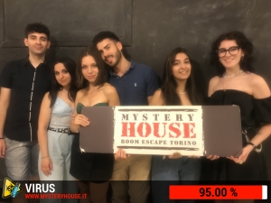 escape room mystery house torino Virus 404