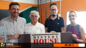 escape room mystery house torino Virus 404