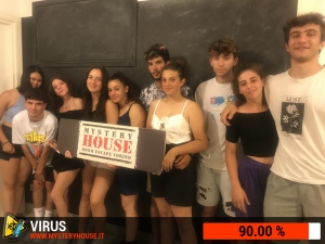 escape room mystery house torino Virus 404