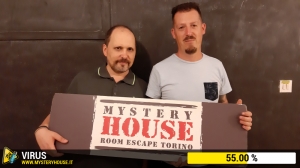 escape room mystery house torino Virus 404