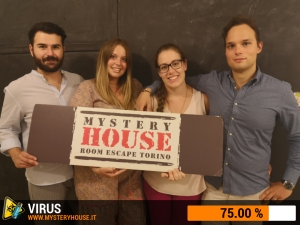 escape room mystery house torino Virus 404