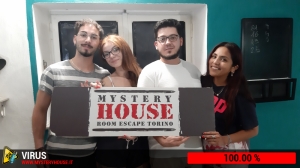 escape room mystery house torino Virus 404