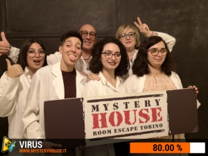 escape room mystery house torino Virus 404