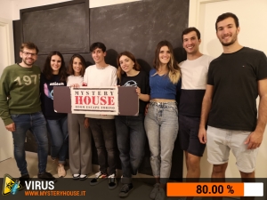 escape room mystery house torino Virus 404