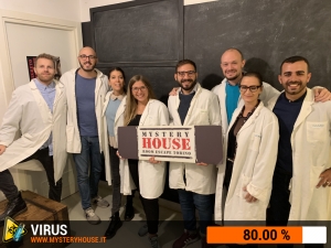 escape room mystery house torino Virus 404