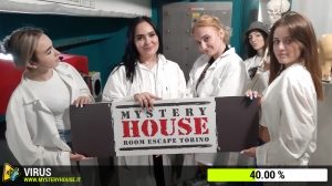 escape room mystery house torino Virus 404