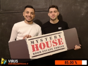 escape room mystery house torino Virus 404