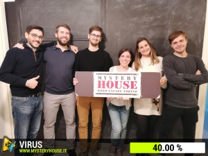 escape room mystery house torino Virus 404