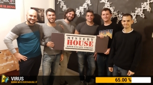 escape room mystery house torino Virus 404