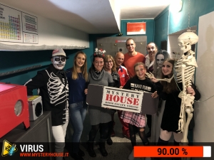 escape room mystery house torino Virus 404