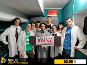 escape room mystery house torino Virus 404