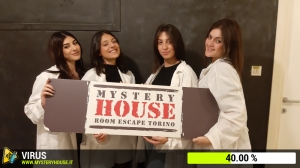 escape room mystery house torino Virus 404