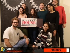 escape room mystery house torino Virus 404