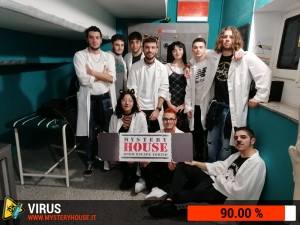 escape room mystery house torino Virus 404