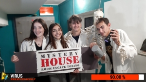 escape room mystery house torino Virus 404
